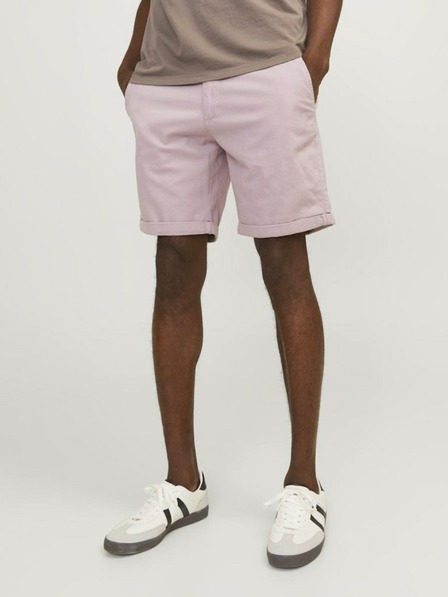 Jack & Jones Světle růžové pánské chino kraťasy Jack & Jones Fury