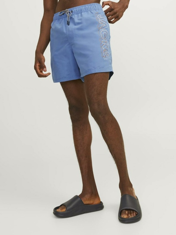 Jack & Jones Modré pánské plavky Jack & Jones Fiji