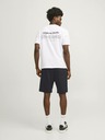 Jack & Jones Černé pánské teplákové kraťasy Jack & Jones Kane