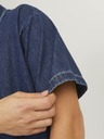 Jack & Jones Modrá pánská džínová košile s krátkým rukávem Jack & Jones Palma