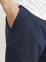 Jack & Jones Tmavě modré pánské chino kraťasy s příměsí lnu Jack & Jones Ace