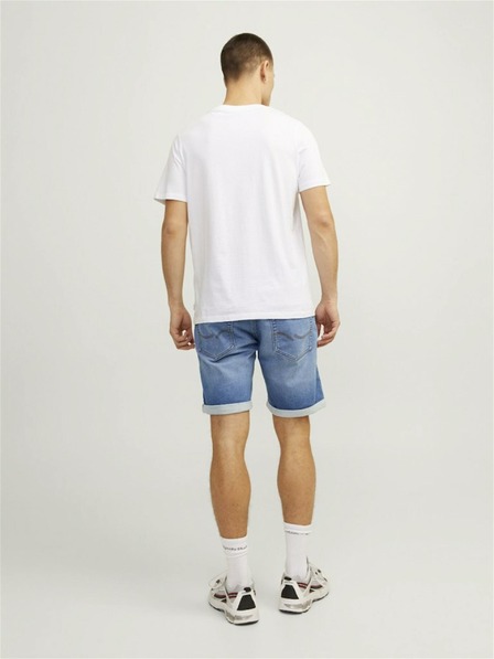 Jack & Jones Modré pánské džínové kraťasy Jack & Jones Rick