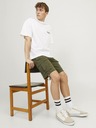 Jack & Jones Khaki pánské cargo kraťasy Jack & Jones Cole