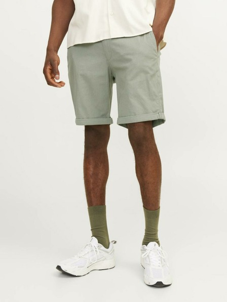 Jack & Jones Zelené pánské chino kraťasy Jack & Jones Fury