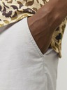 Jack & Jones Krémové pánské chino kraťasy s příměsí lnu Jack & Jones Ace