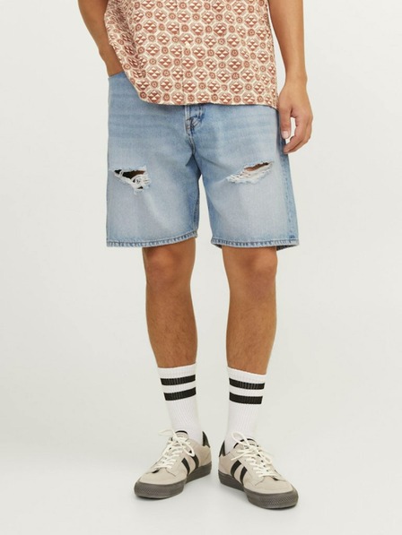 Jack & Jones Svěle modré pánské džínové kraťasy Jack & Jones Tony