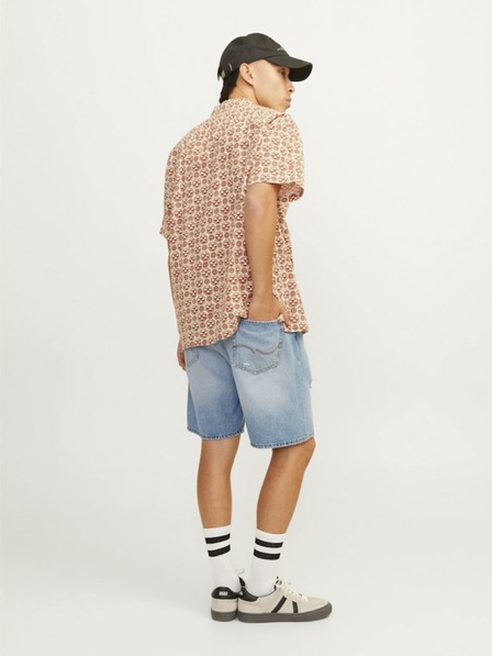 Jack & Jones Svěle modré pánské džínové kraťasy Jack & Jones Tony