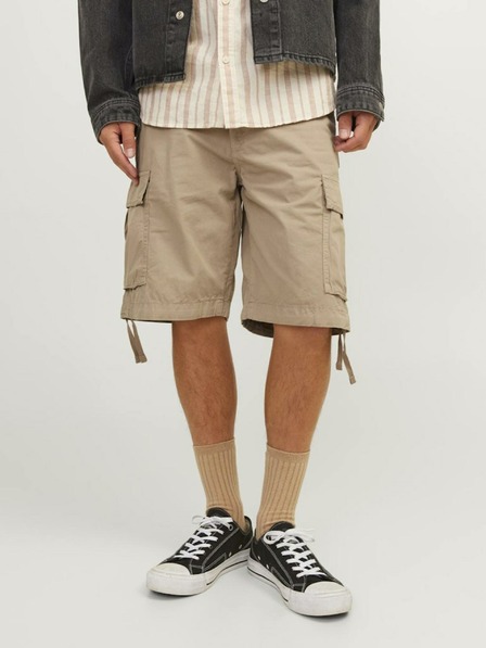 Jack & Jones Béžové pánské cargo kraťasy Jack & Jones Cole