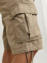 Jack & Jones Béžové pánské cargo kraťasy Jack & Jones Cole