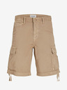 Jack & Jones Béžové pánské cargo kraťasy Jack & Jones Cole
