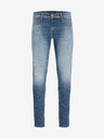 Jack & Jones Modré slim fit džíny s vyšisovaným efektem Jack & Jones Liam