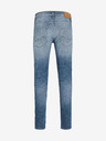 Jack & Jones Modré slim fit džíny s vyšisovaným efektem Jack & Jones Liam