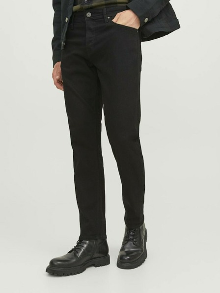 Jack & Jones Černé slim fit džíny Jack & Jones Mike