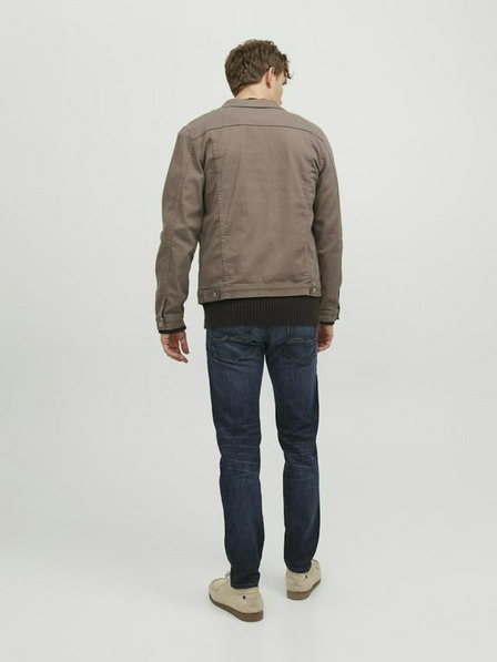 Jack & Jones Tmavě modré pánské straight fit džíny Jack & Jones Mike