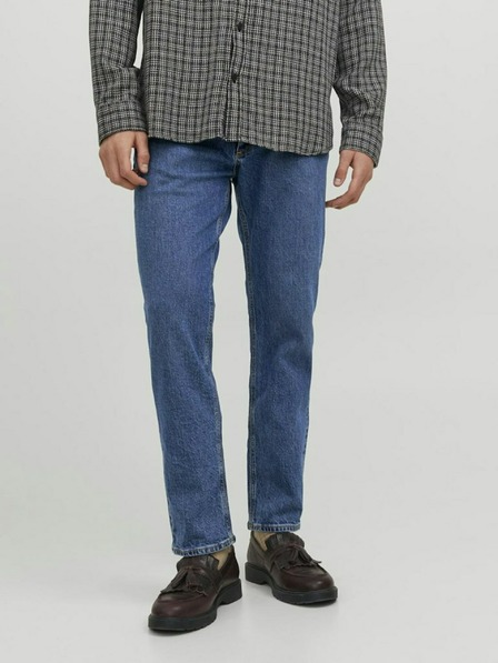 Jack & Jones Modré pánské slim fit džíny Jack & Jones Clark