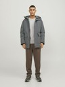 Jack & Jones Tmavě šedá pánská zimní parka Jack & Jones Tate
