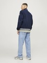 Jack & Jones Tmavě modrý pánský bomber Jack & Jones Climb