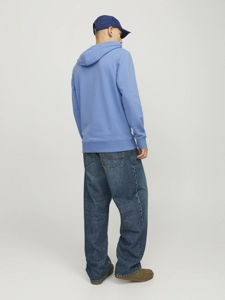 Jack & Jones Modrá pánská mikina s kapucí Jack & Jones Henry