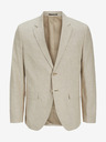 Jack & Jones Béžové pánské sako Jack & Jones Riviera