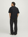 Jack & Jones Černé pánské polo tričko Jack & Jones Taormina