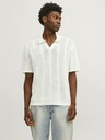 Jack & Jones Krémové pánské polo tričko Jack & Jones Taormina