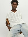 Jack & Jones Krémové pánské polo tričko Jack & Jones Taormina
