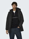 ONLY & SONS Černá pánská zimní parka ONLY & SONS Carl
