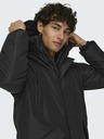 ONLY & SONS Černá pánská zimní parka ONLY & SONS Carl