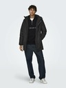 ONLY & SONS Černá pánská zimní parka ONLY & SONS Carl