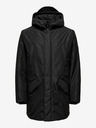 ONLY & SONS Černá pánská zimní parka ONLY & SONS Carl