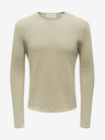 ONLY & SONS Béžový pánský basic svetr ONLY & SONS Panter