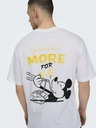 ONLY & SONS Bílé pánské tričko ONLY & SONS Disney