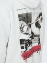 ONLY & SONS Bílá pánská mikina s kapucí ONLY & SONS Apoh