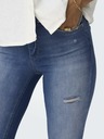 ONLY Modré dámské skinny fit džíny ONLY Blush