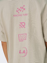 ONLY Béžové dámské oversize tričko ONLY Lina