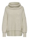 ONLY Béžový dámský oversize svetr ONLY Hazel