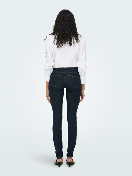 ONLY Tmavě modré skinny fit džíny ONLY Blush