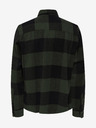 ONLY & SONS Černo-zelená pánská kostkovaná flanelová košile ONLY & SONS Milo