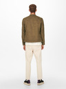 ONLY & SONS Hnědá bunda v semišové úpravě ONLY & SONS Willow