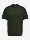 ONLY & SONS Tmavě zelené pánské basic tričko ONLY & SONS Fred