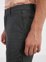 ONLY & SONS Tmavě šedé pánské žíhané chino kalhoty ONLY & SONS Mark