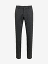 ONLY & SONS Tmavě šedé pánské žíhané chino kalhoty ONLY & SONS Mark