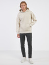 ONLY & SONS Béžová pánská basic mikina s kapucí ONLY & SONS Dan