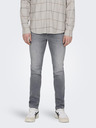 ONLY & SONS Šedé pánské slim fit džíny ONLY & SONS Loom