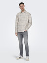 ONLY & SONS Šedé pánské slim fit džíny ONLY & SONS Loom