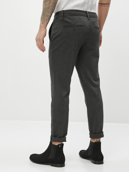 ONLY & SONS Tmavě šedé kalhoty ONLY & SONS Mark
