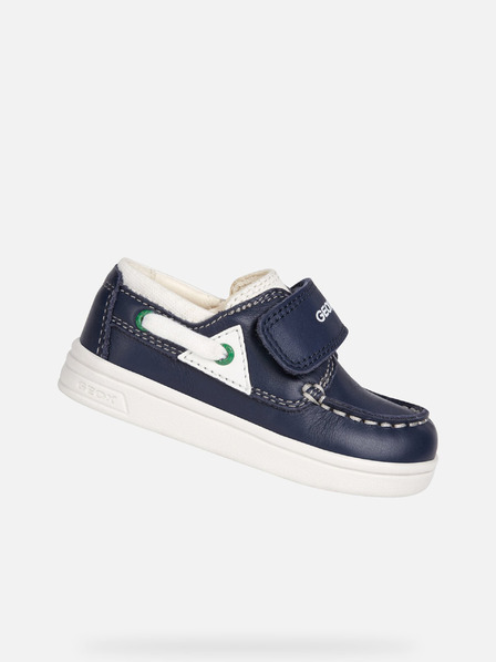 Geox Tmavě modré chlapecké mokasíny Geox Djrock