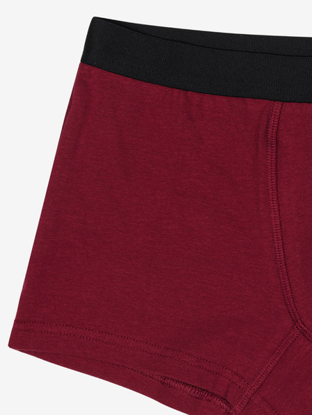 Ombre Clothing Vínové pánské boxerky Ombre Clothing