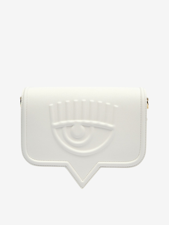 CHIARA FERRAGNI Bílá dámská kabelka CHIARA FERRAGNI Eyelike Bags