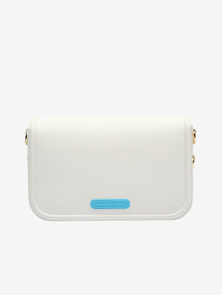 CHIARA FERRAGNI Bílá dámská kabelka CHIARA FERRAGNI Eyelike Bags